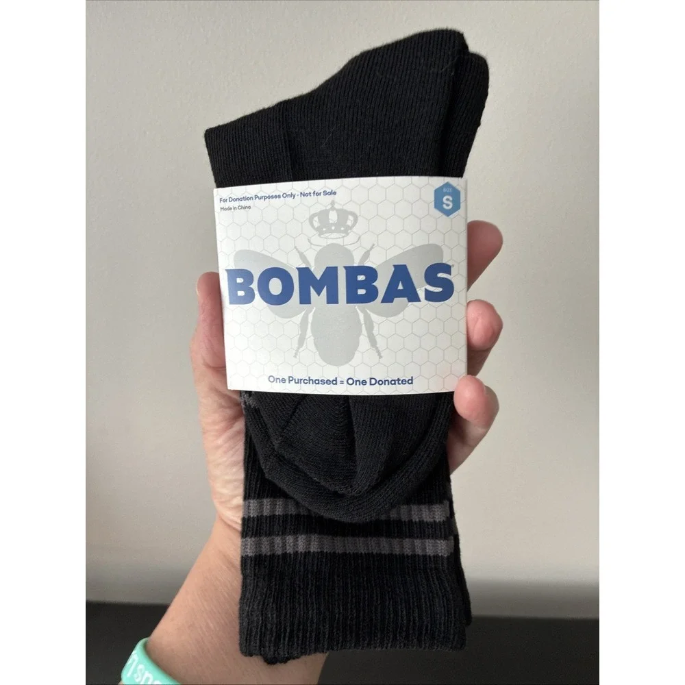One Pair Bombas Calf Sock Honeycomb Arch Support Size Small